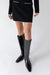 Knee high boot in black — main image