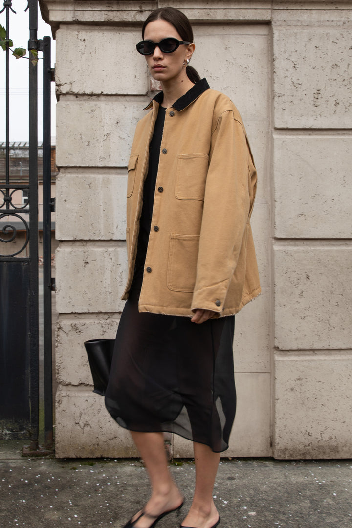 CHORE JACKET in Khaki — alternate angle