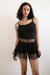 Tank with tulle skirt in black — main image