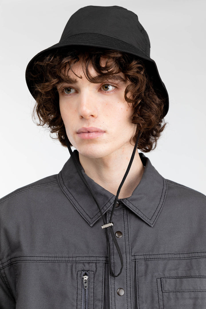 BUCKET HAT in Black — alternate angle