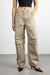 Double-faced cargo pant in trench coat — main image