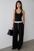 Boxer waist pant in black — main image