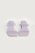 Thin strap heeled sandal in lilac — main image
