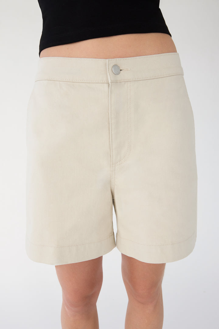 TWILL SHORT in Seashell — alternate angle